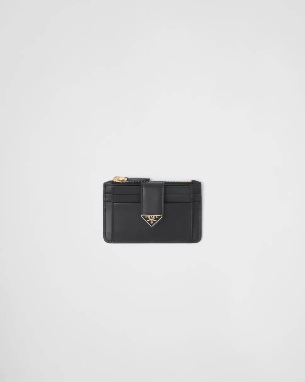 Prada Tarjetero De Piel^Mujer CARTERAS Y TARJETEROS