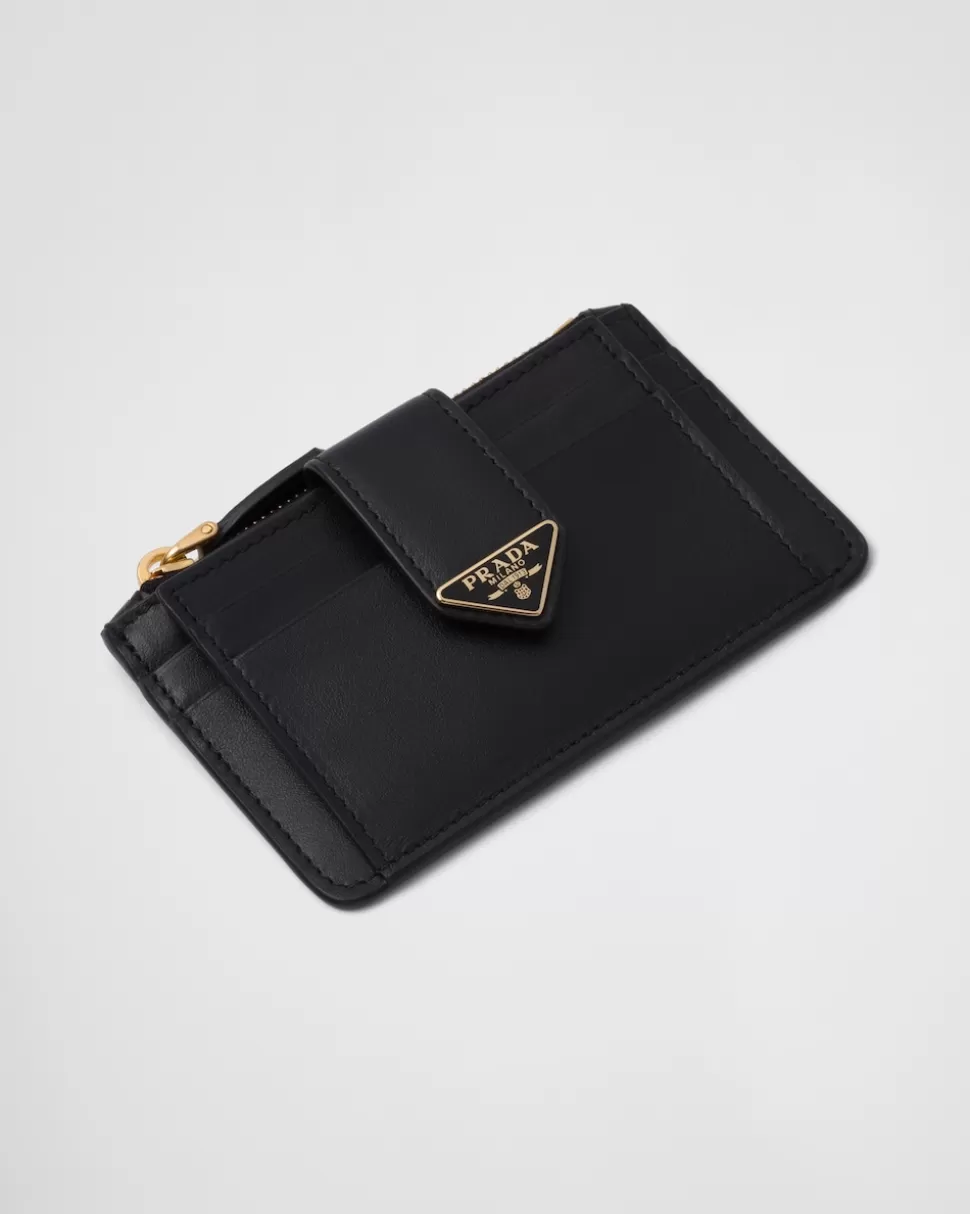 Prada Tarjetero De Piel^Mujer CARTERAS Y TARJETEROS