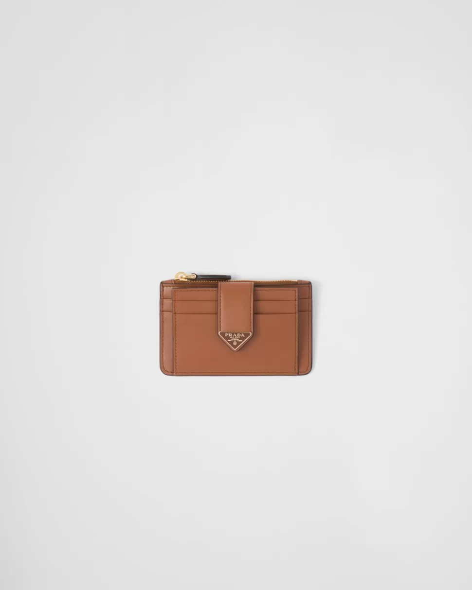 Prada Tarjetero De Piel^Mujer CARTERAS Y TARJETEROS