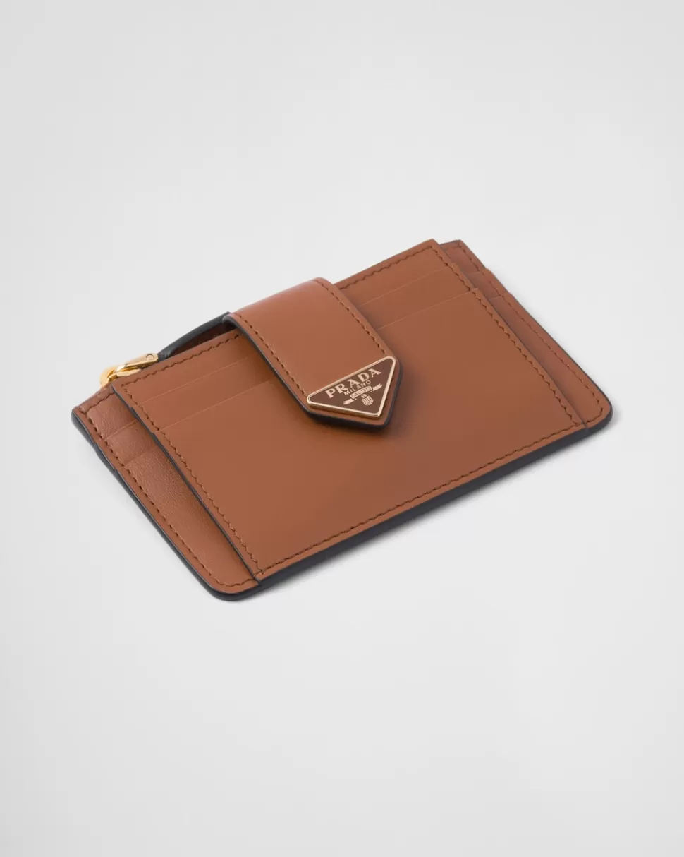 Prada Tarjetero De Piel^Mujer CARTERAS Y TARJETEROS