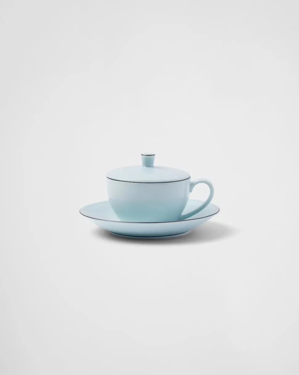Prada Taza De Capuchino De Porcelana - Celadon^ TÉ Y CAFÉ