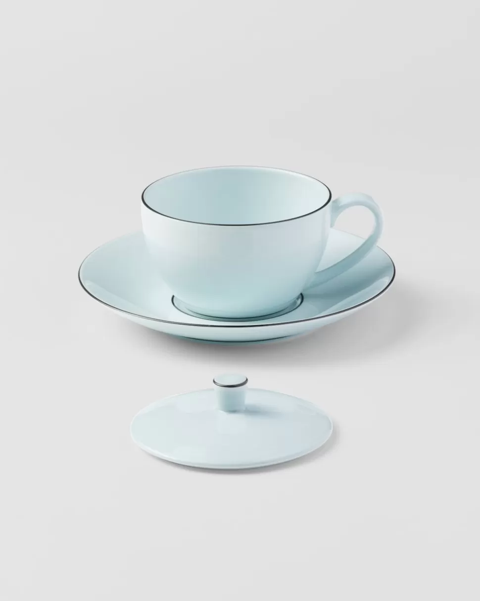Prada Taza De Capuchino De Porcelana - Celadon^ TÉ Y CAFÉ