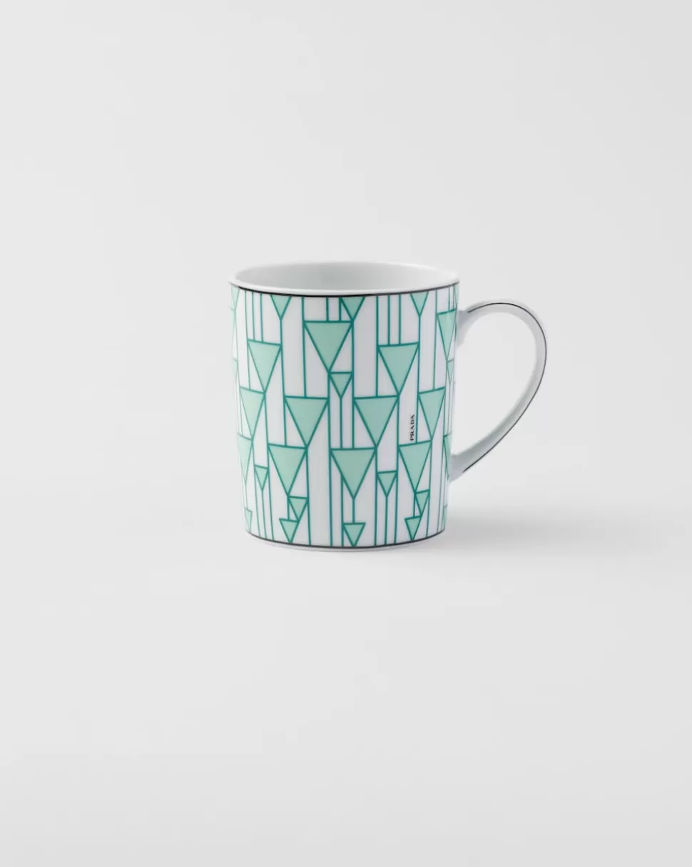 Prada Taza De Porcelana - Vienna Green^ TÉ Y CAFÉ