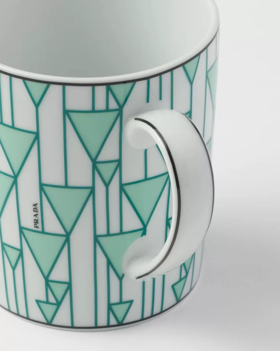 Prada Taza De Porcelana - Vienna Green^ TÉ Y CAFÉ