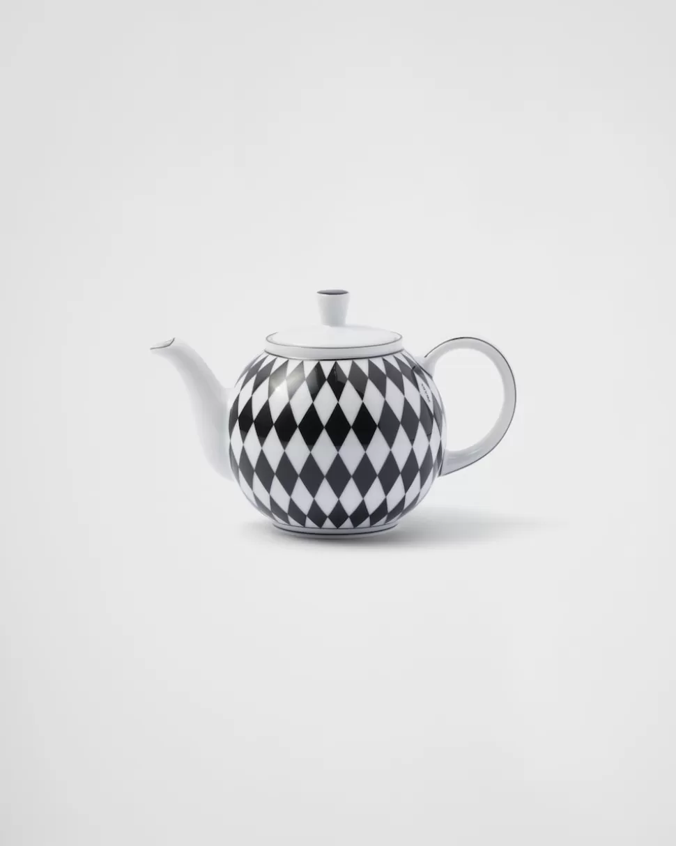 Prada Tetera De Porcelana - Checkerboard^ TÉ Y CAFÉ
