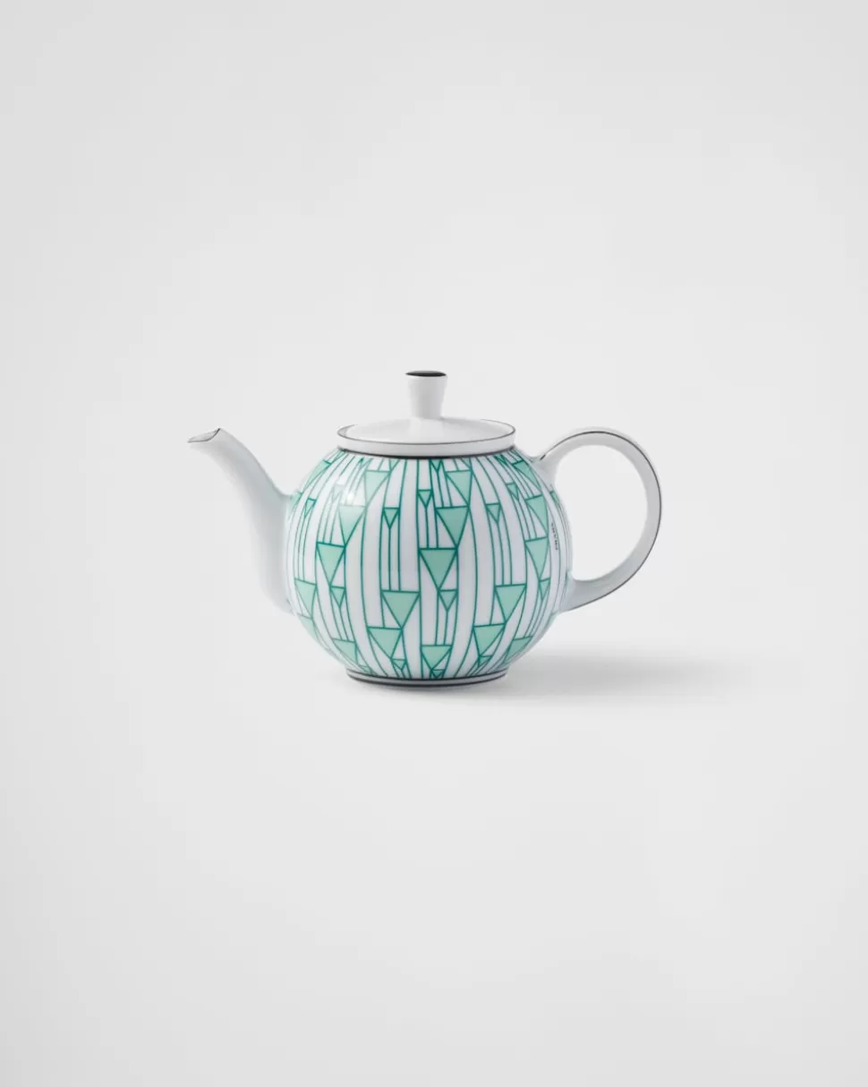 Prada Tetera De Porcelana - Vienna Green^ TÉ Y CAFÉ