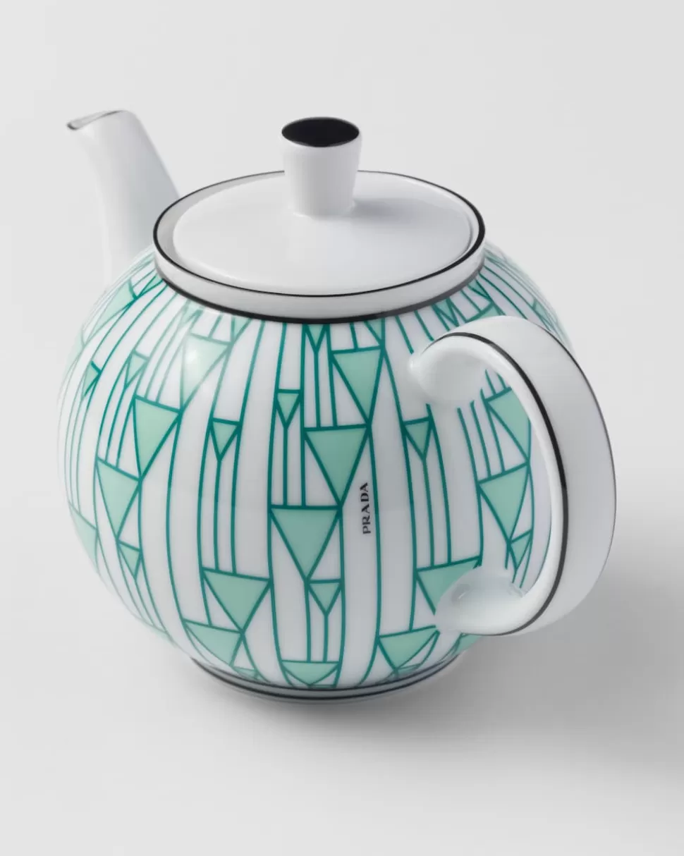 Prada Tetera De Porcelana - Vienna Green^ TÉ Y CAFÉ