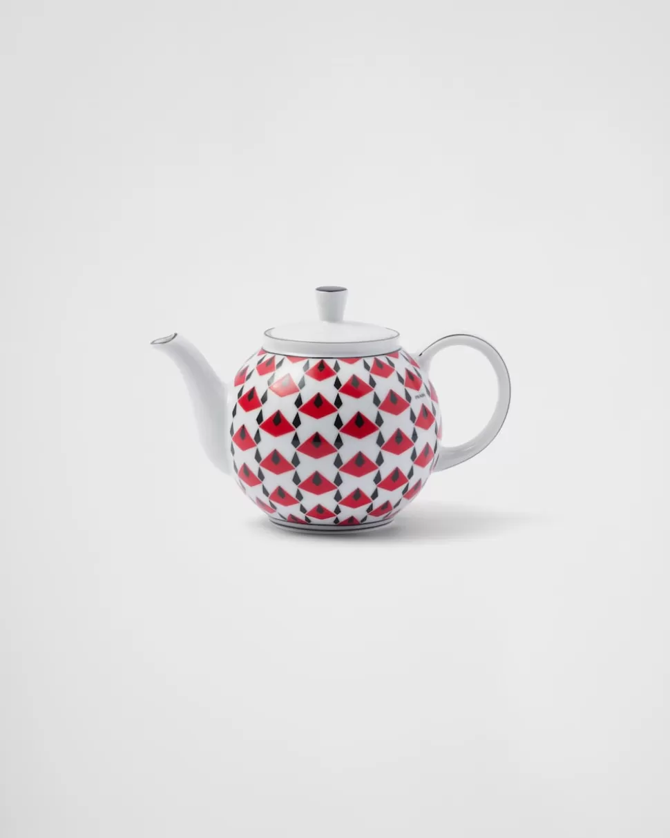 Prada Tetera De Porcelana - Vienna Red^ TÉ Y CAFÉ