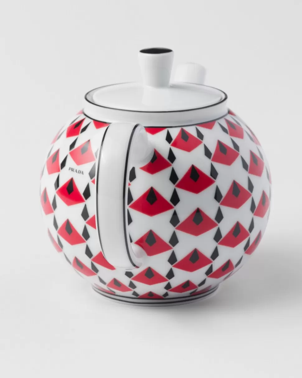 Prada Tetera De Porcelana - Vienna Red^ TÉ Y CAFÉ