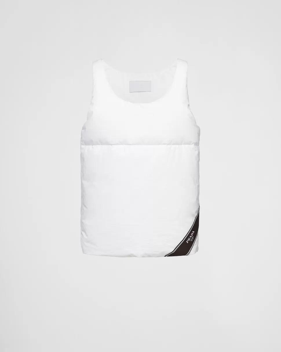Prada Top De Algodón Acolchado^Hombre CAMISETAS Y POLOS | ROPA DE ABRIGO