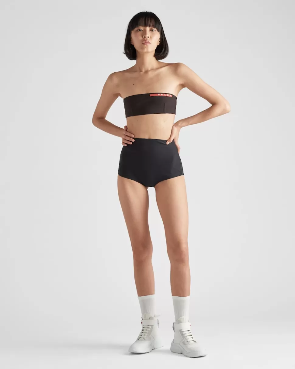 Prada Top De Baño De Punto Elástico^Mujer ROPA