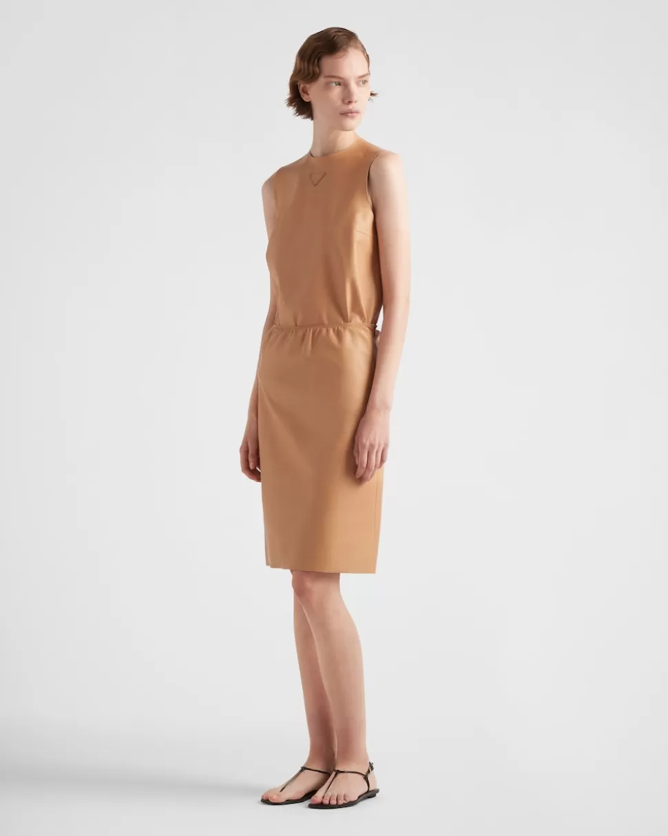 Prada Top De Napa Elástica^Mujer ROPA DE PIEL