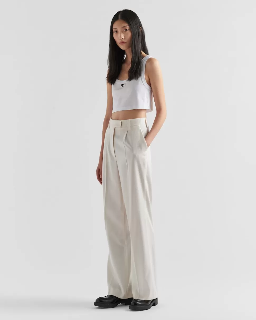 Prada Top De Punto^Mujer CAMISETAS Y SUDADERAS | CAMISAS Y TOPS