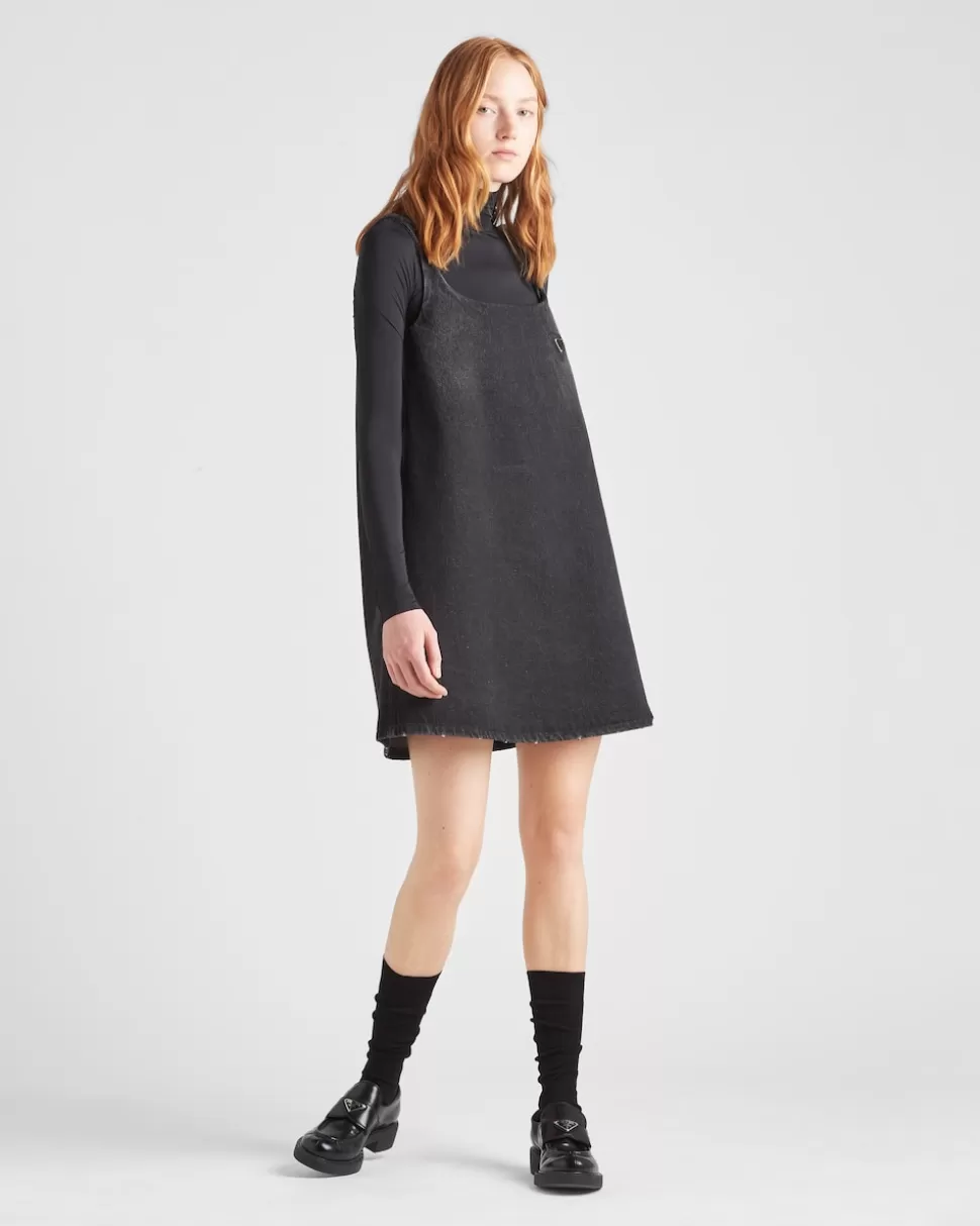 Prada Top De Punto Con Cuello Alto^Mujer CAMISETAS Y SUDADERAS