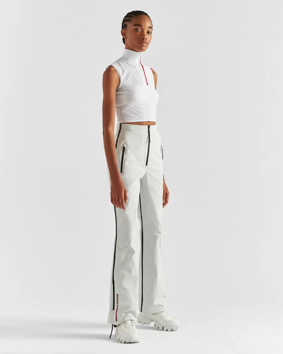 Prada Top Sin Mangas De Piqué Y Re-nylon Técnico^Mujer ROPA