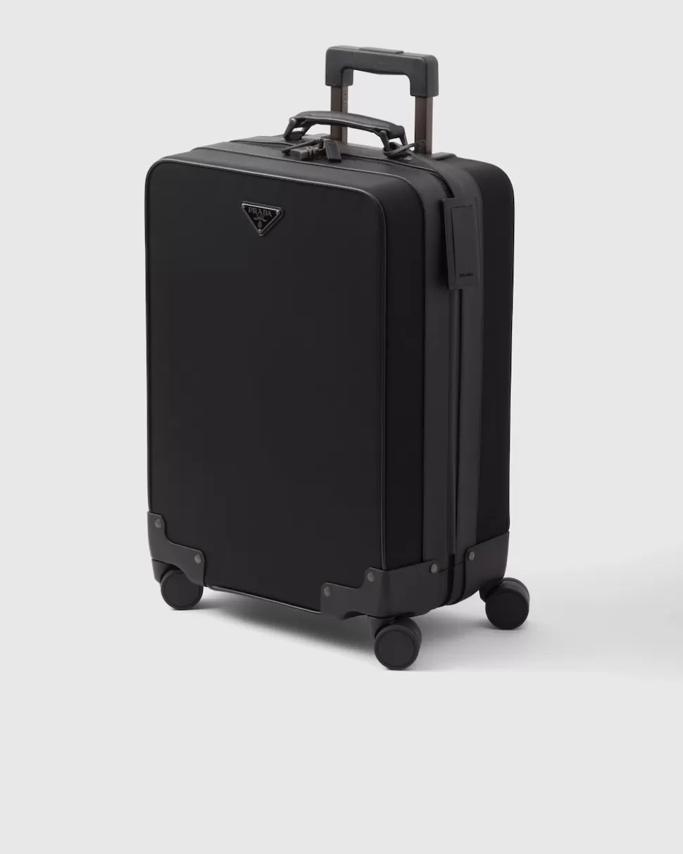 Prada Trolley De Re-nylon Y Piel Saffiano^ COLECCIÓN MASCULINA