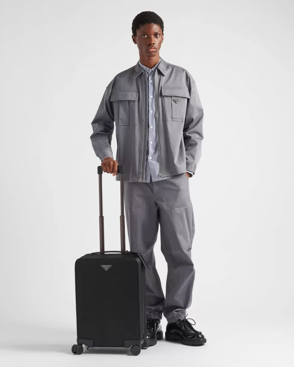 Prada Trolley De Re-nylon Y Piel Saffiano^ COLECCIÓN MASCULINA