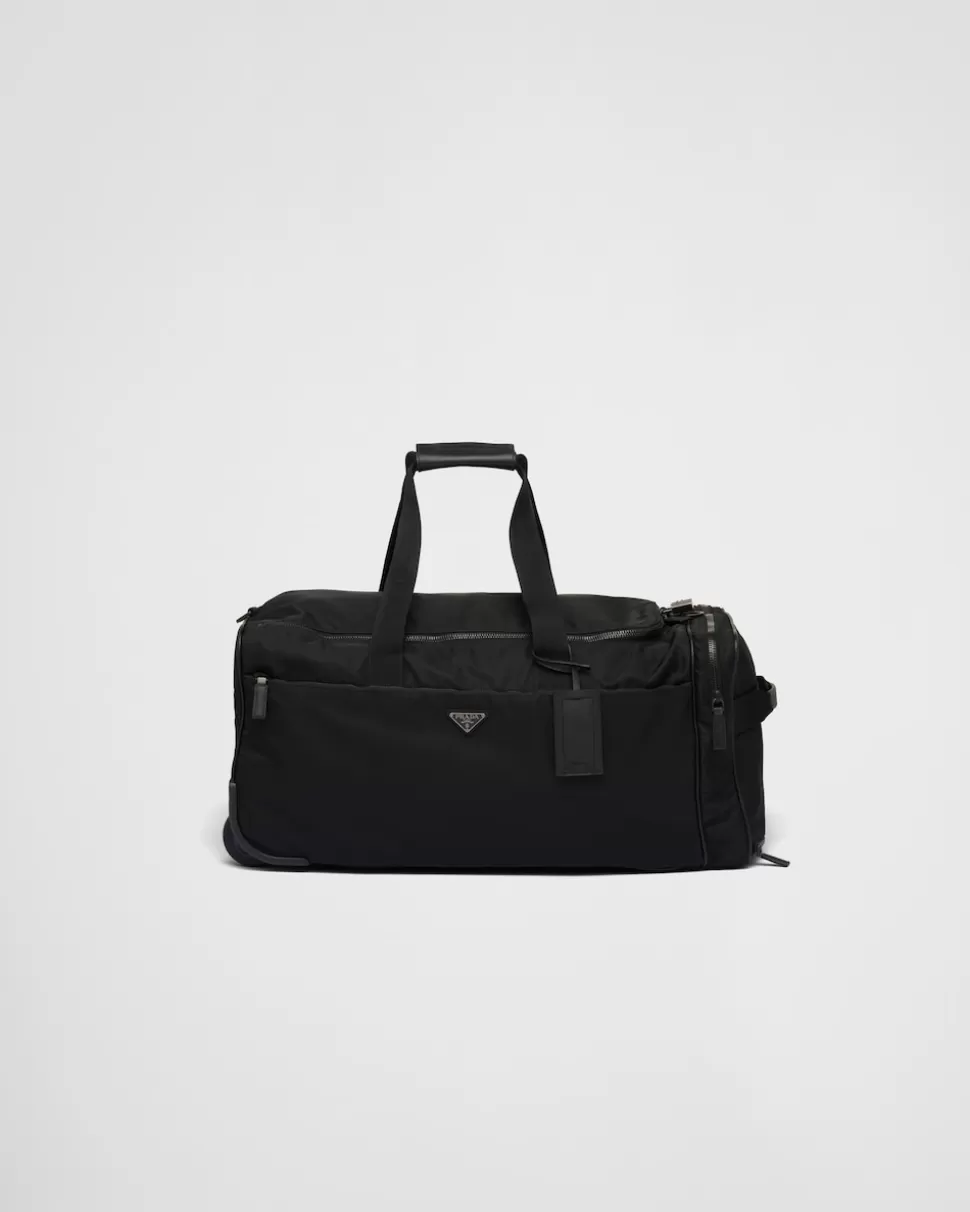 Prada Trolley De Re-nylon Y Piel Saffiano^ COLECCIÓN MASCULINA