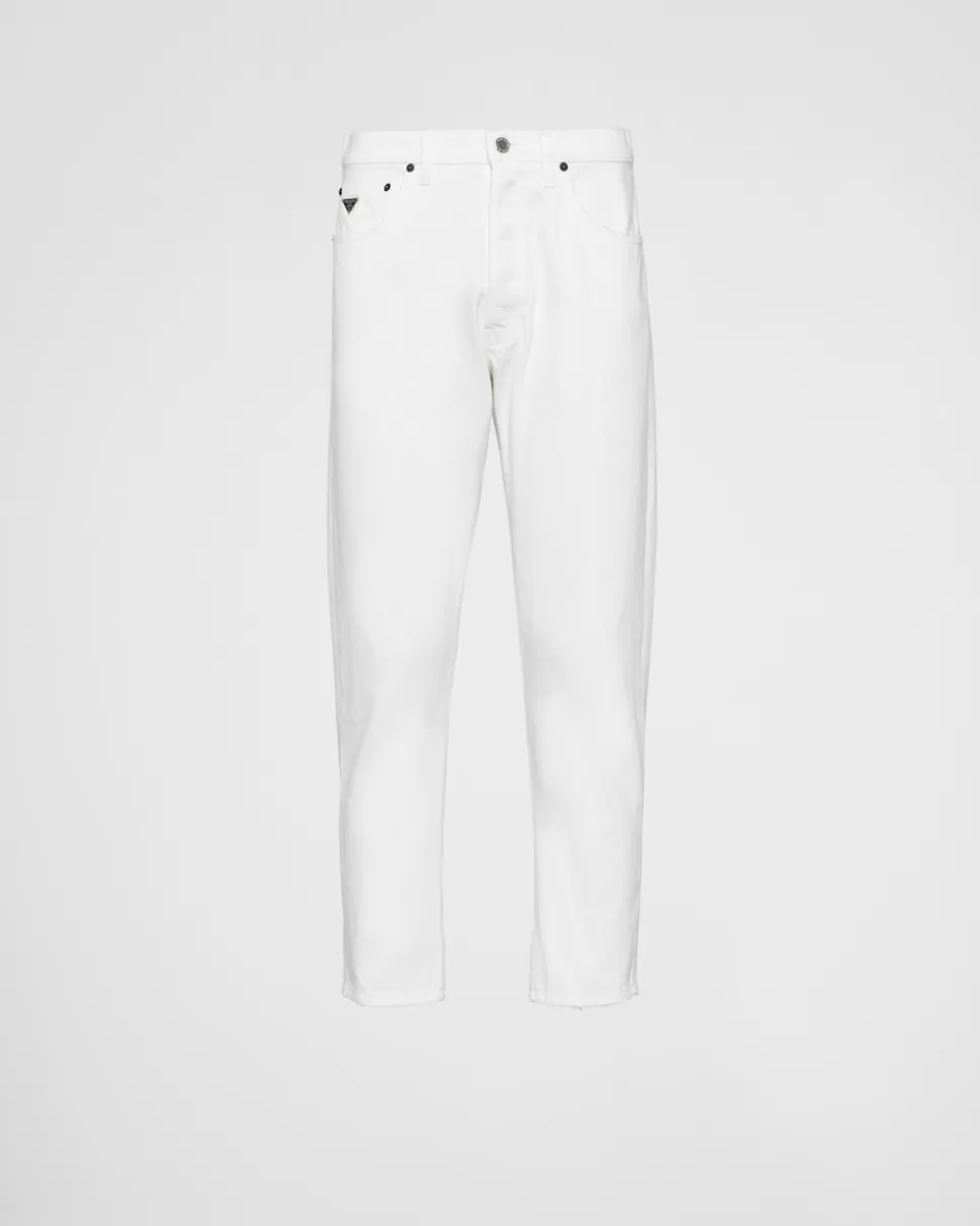 Prada Vaqueros Cinco Bolsillos De Bull Denim^Hombre TEJIDO VAQUERO
