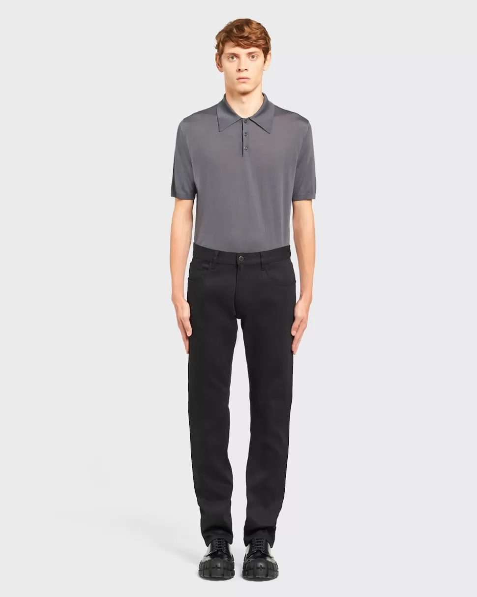 Prada Vaqueros Raw New Stretch Denim^Hombre TEJIDO VAQUERO