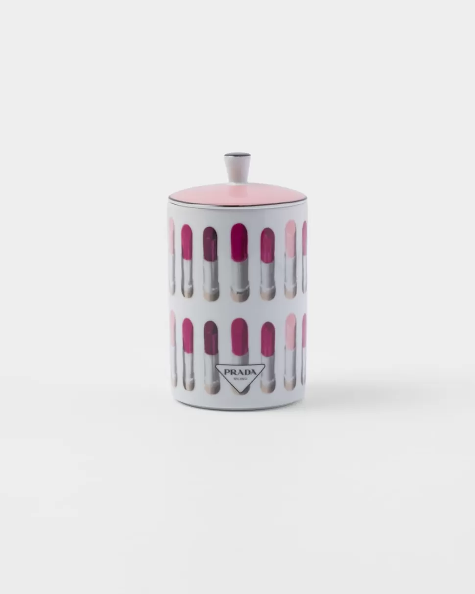 Prada Vela Aromática De Porcelana - Lipstick^ VELAS AROMÁTICAS Y OBJETOS DECORATIVOS