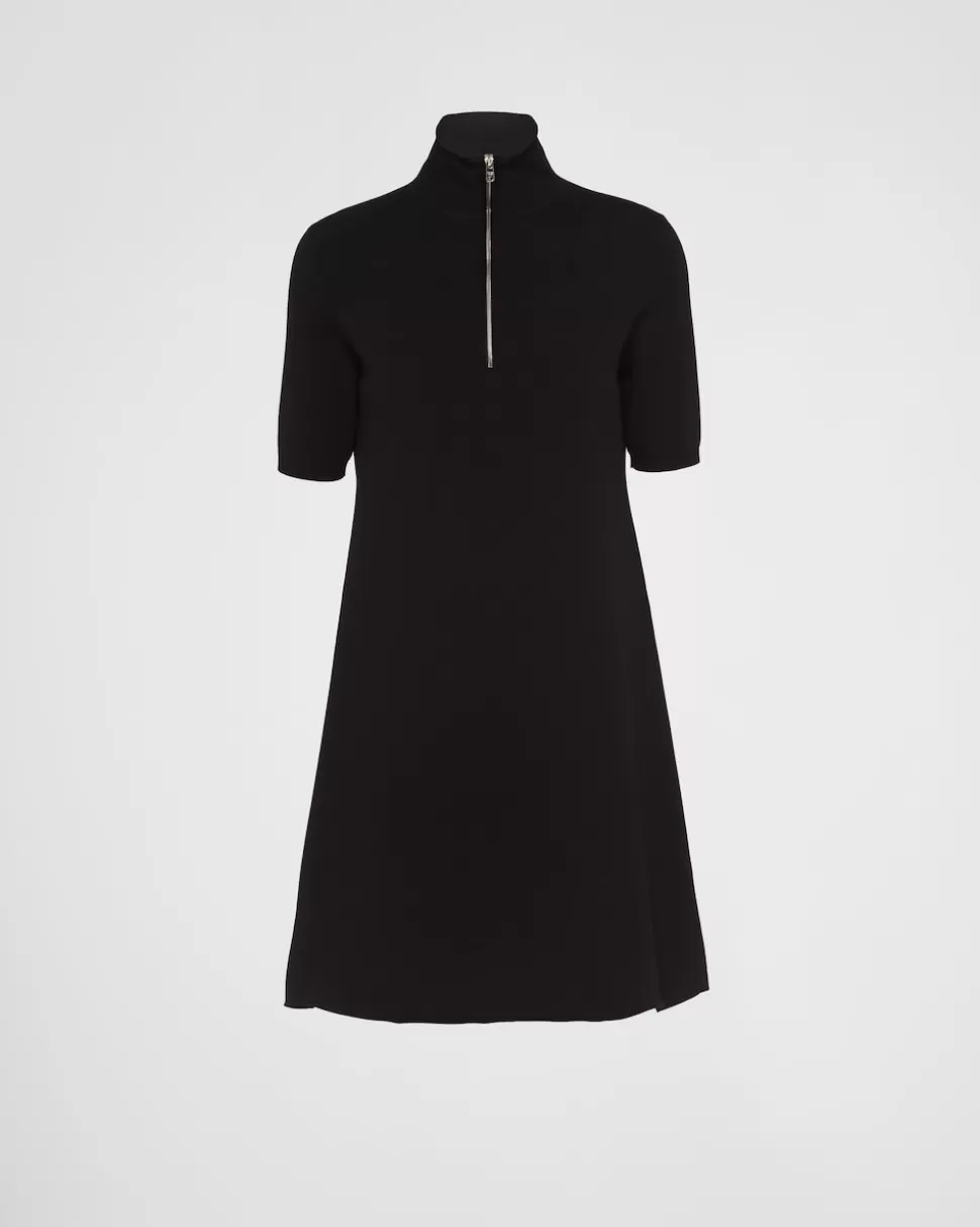 Prada Vestido De Lana Y Viscosa^Mujer VESTIDOS