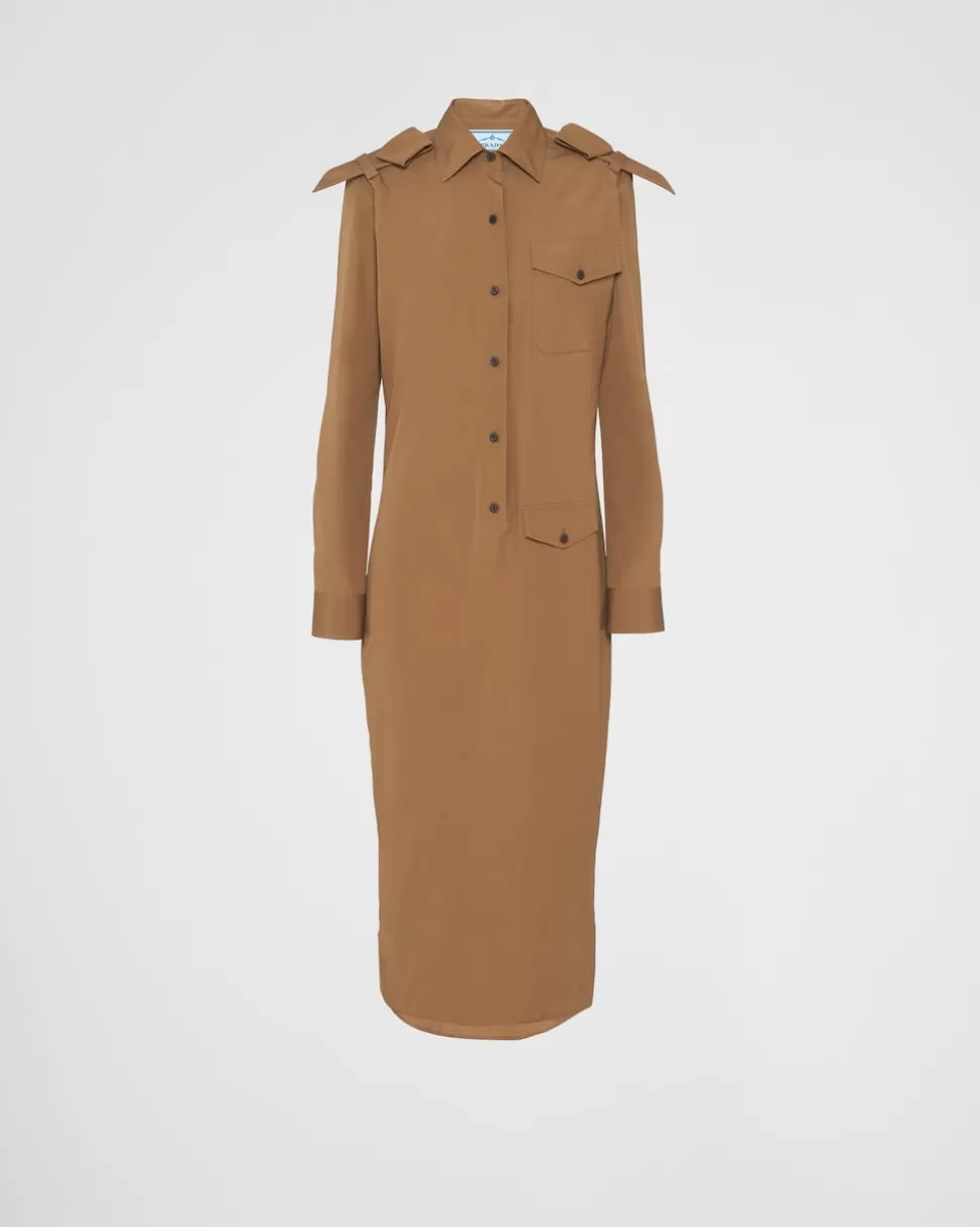 Prada Vestido De Popelín^Mujer VESTIDOS