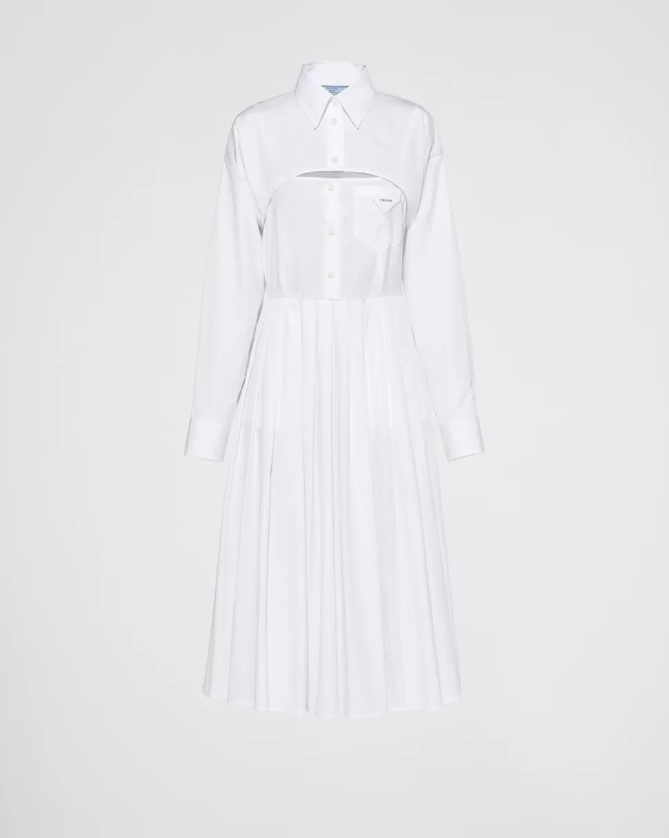 Prada Vestido De Popelín^Mujer VESTIDOS