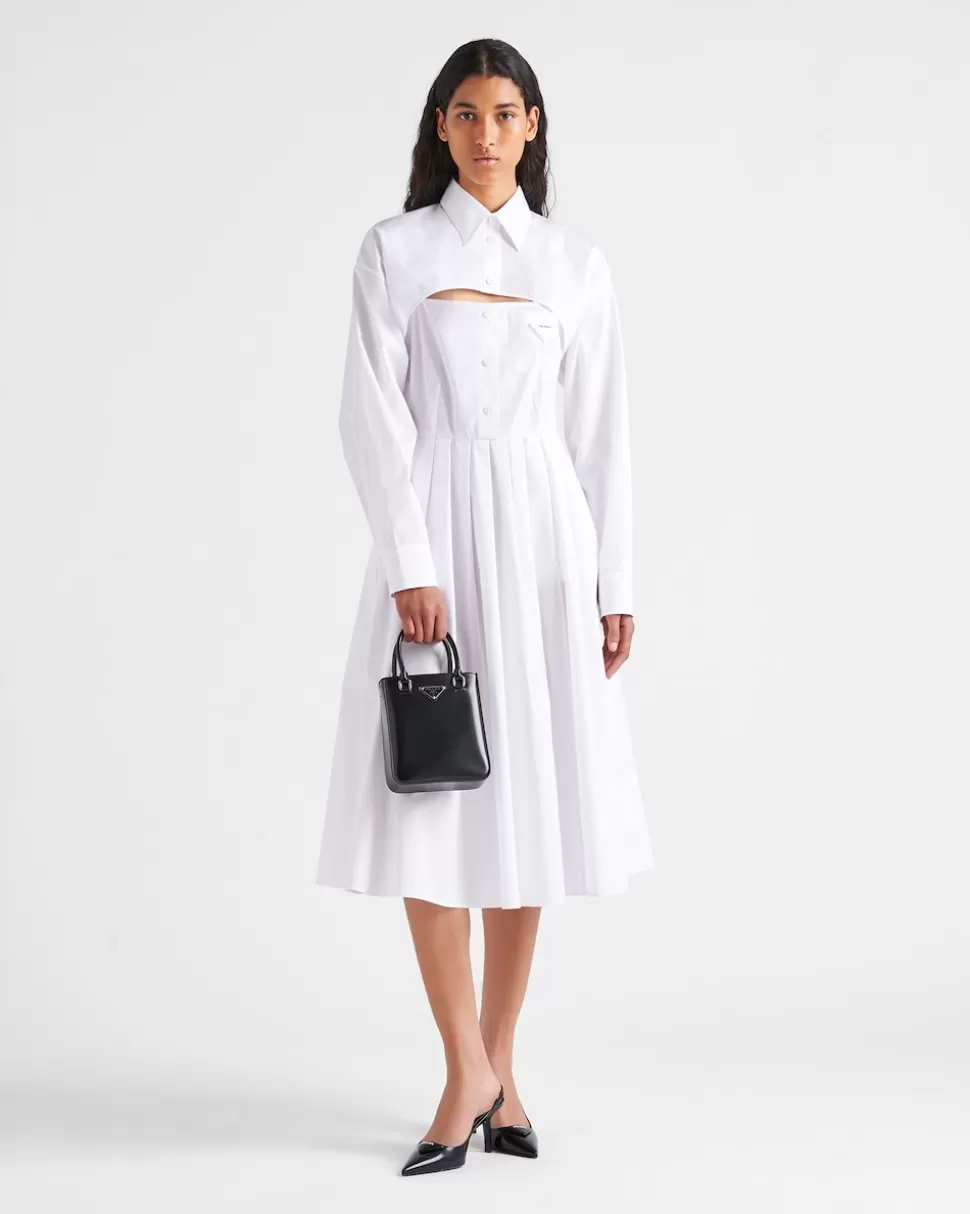 Prada Vestido De Popelín^Mujer VESTIDOS
