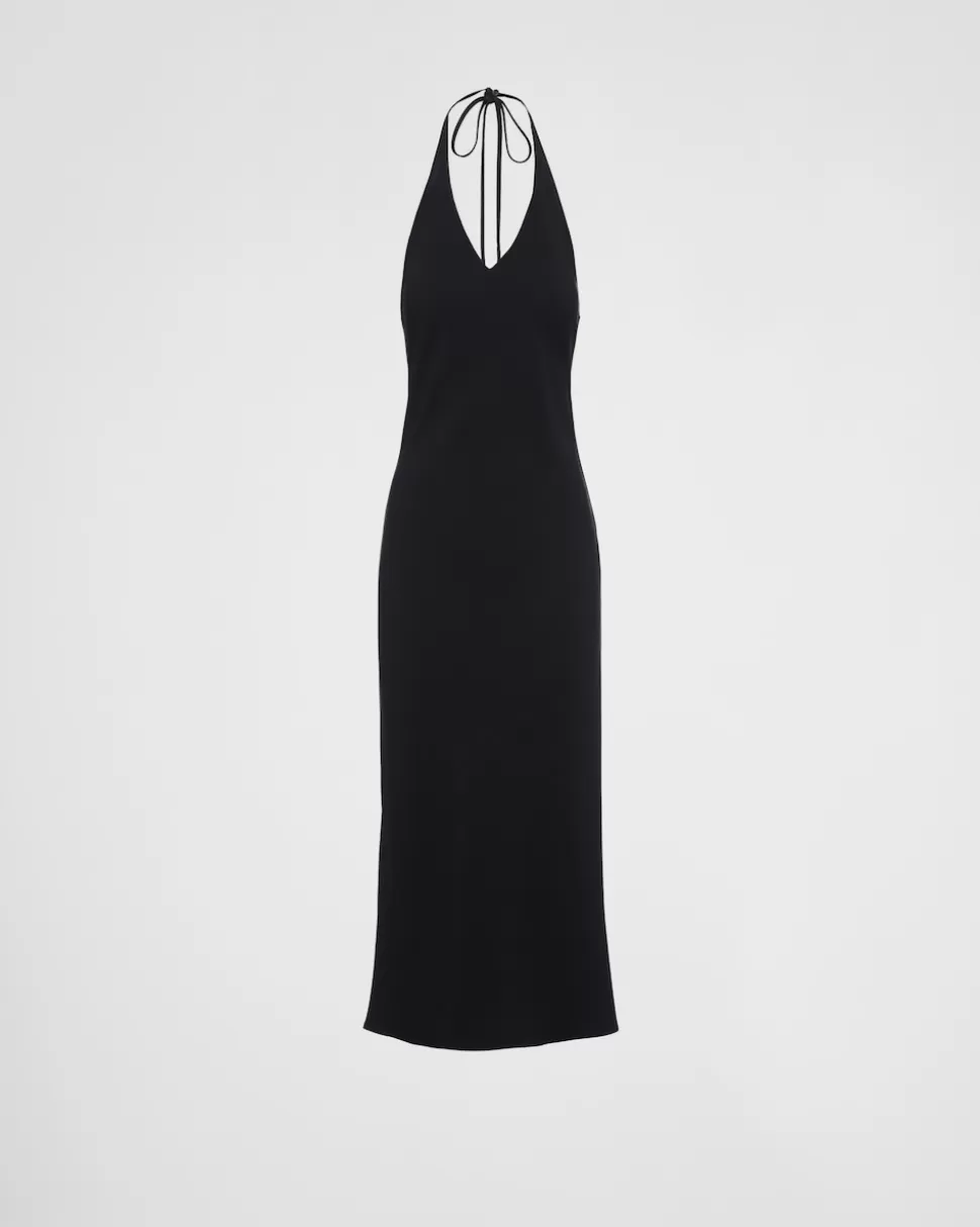 Prada Vestido De Sablé^Mujer VESTIDOS