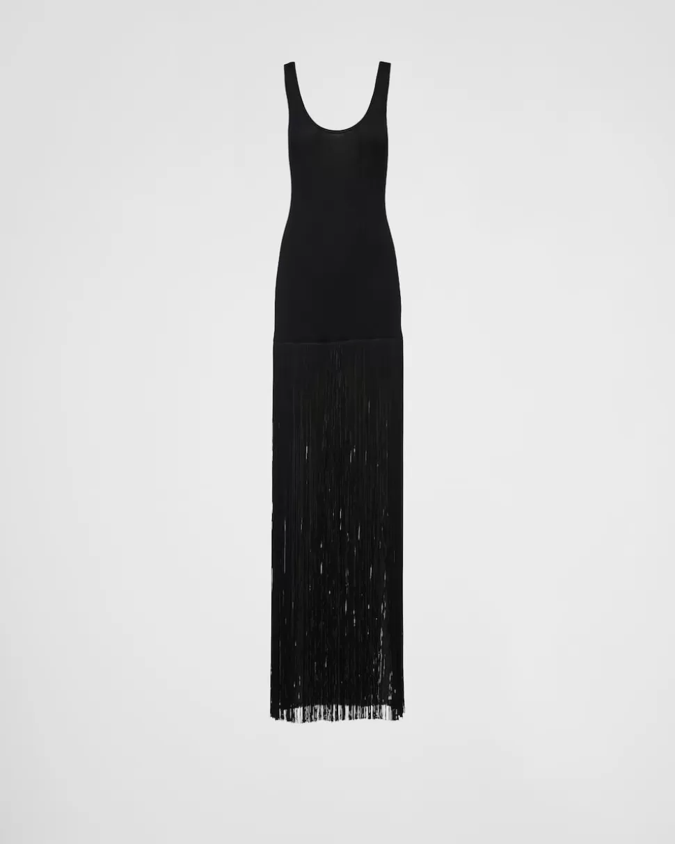 Prada Vestido De Seda^Mujer VESTIDOS