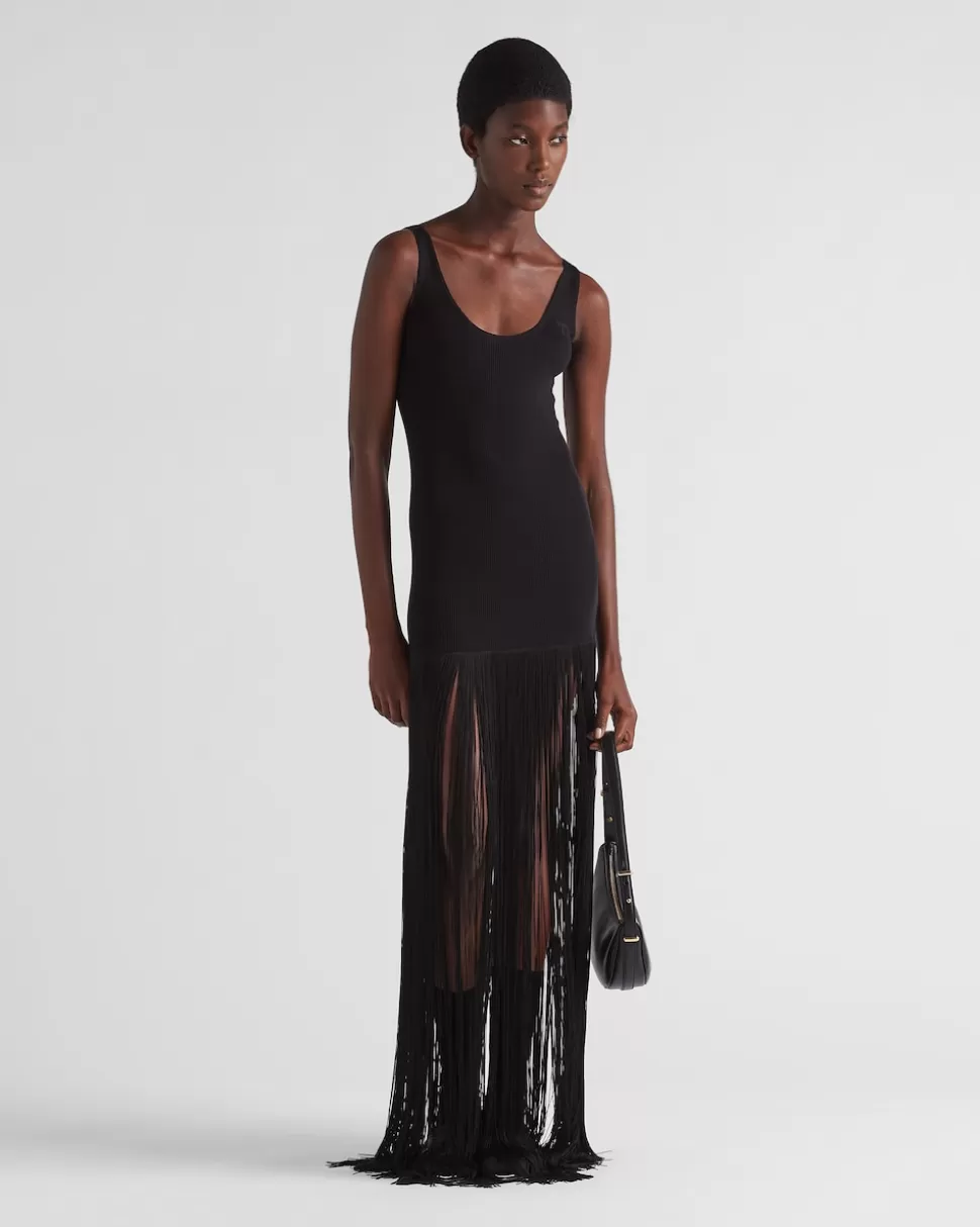 Prada Vestido De Seda^Mujer VESTIDOS