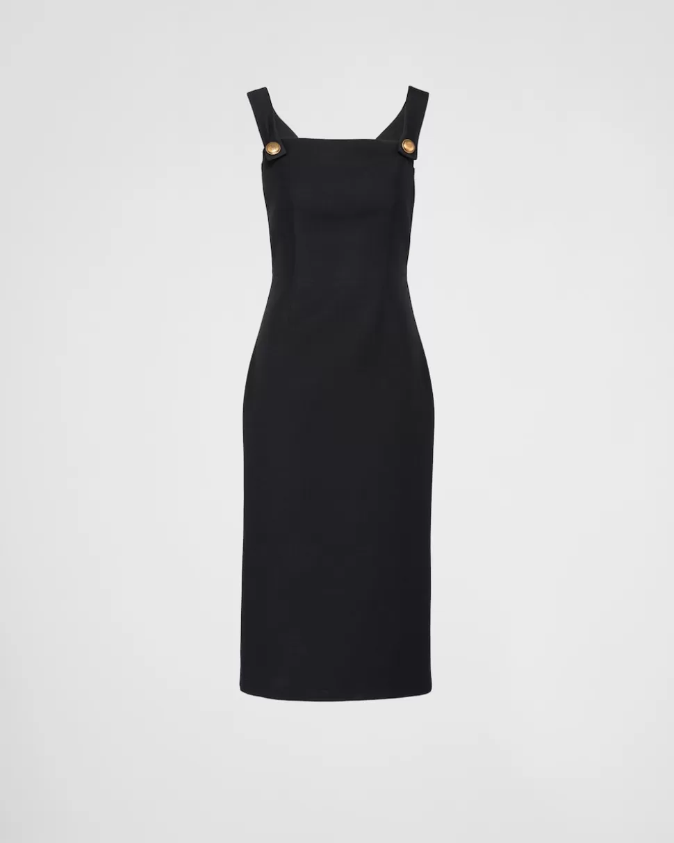 Prada Vestido De Tricotina^Mujer VESTIDOS