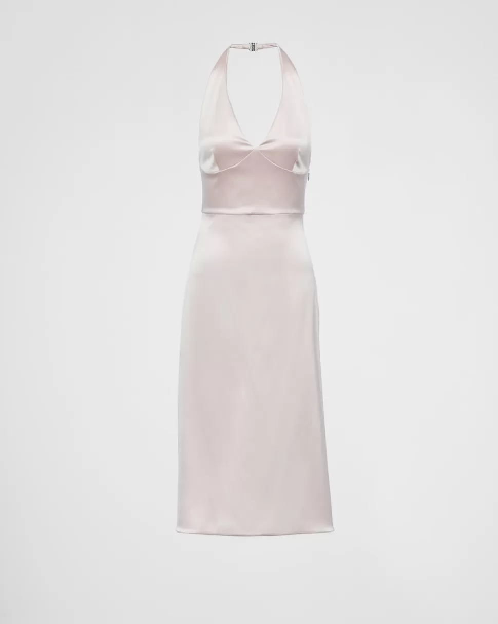 Prada Vestido Halter De Satén Re-edition 1995^Mujer VESTIDOS