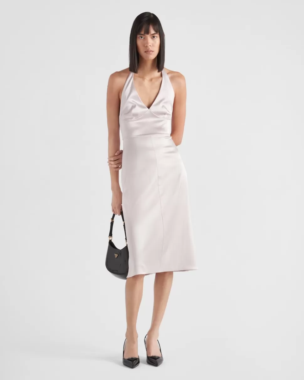 Prada Vestido Halter De Satén Re-edition 1995^Mujer VESTIDOS