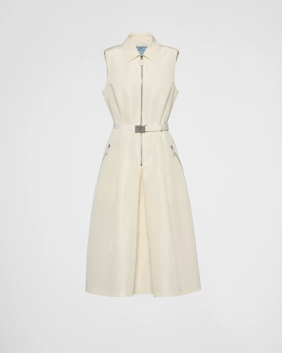Prada Vestido Midi De Faya^Mujer VESTIDOS