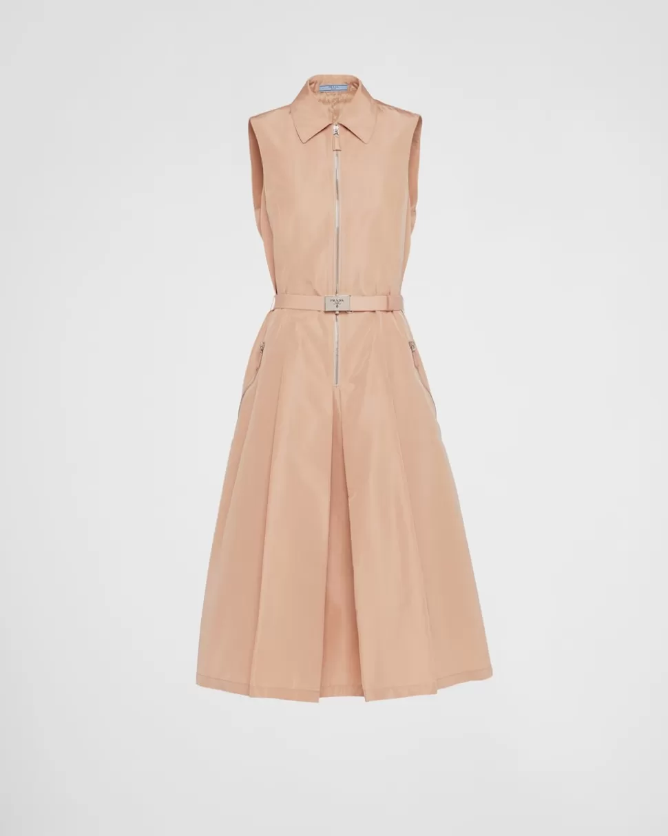 Prada Vestido Midi De Faya^Mujer VESTIDOS