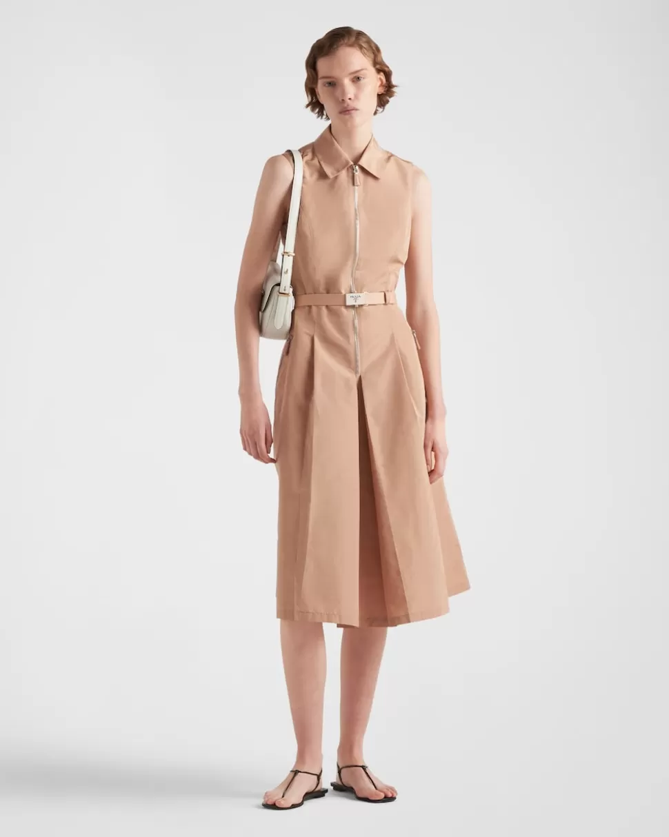 Prada Vestido Midi De Faya^Mujer VESTIDOS