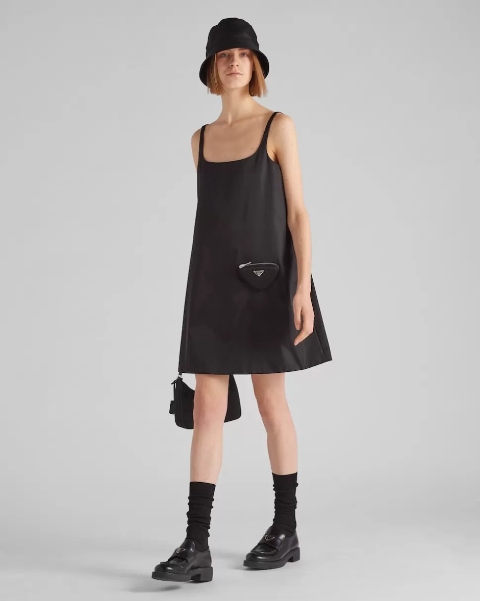 Prada Vestido Sin Mangas De Re-nylon Con Pouch^Mujer COLECCIÓN FEMENINA | VESTIDOS