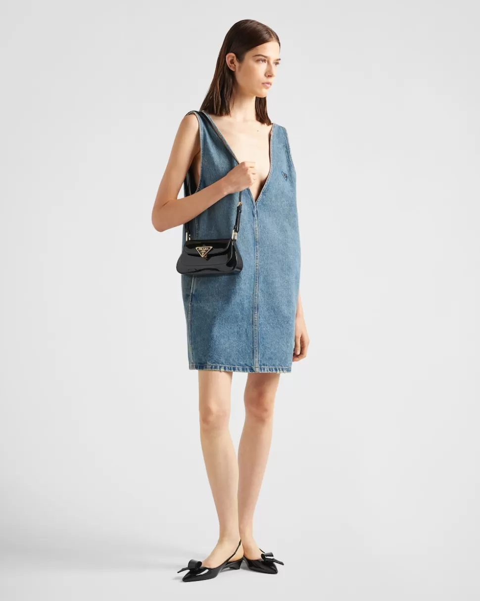 Prada Vestido Vaquero^Mujer TEJIDO VAQUERO