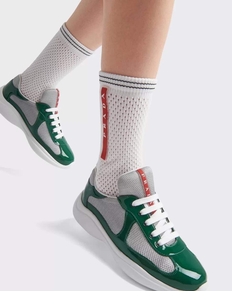Prada Zapatillas De Tejido Biker America's Cup^Mujer ZAPATOS | ZAPATILLAS DEPORTIVAS