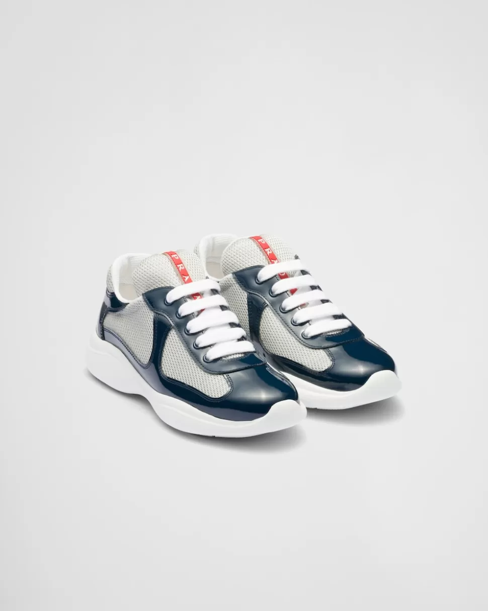 Prada Zapatillas De Tejido Biker America's Cup^Mujer ZAPATILLAS DEPORTIVAS