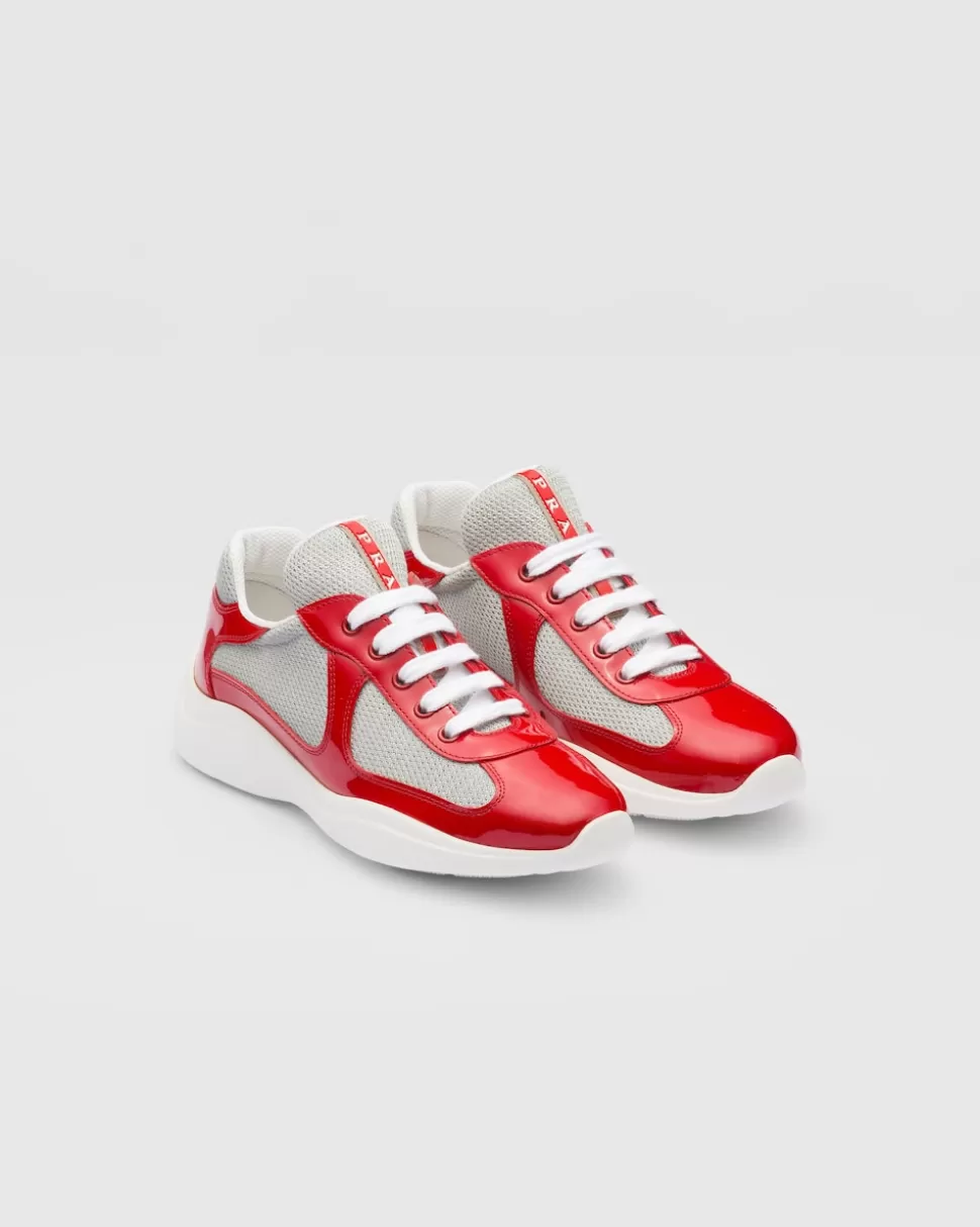 Prada Zapatillas De Tejido Biker America's Cup^Mujer ZAPATILLAS DEPORTIVAS