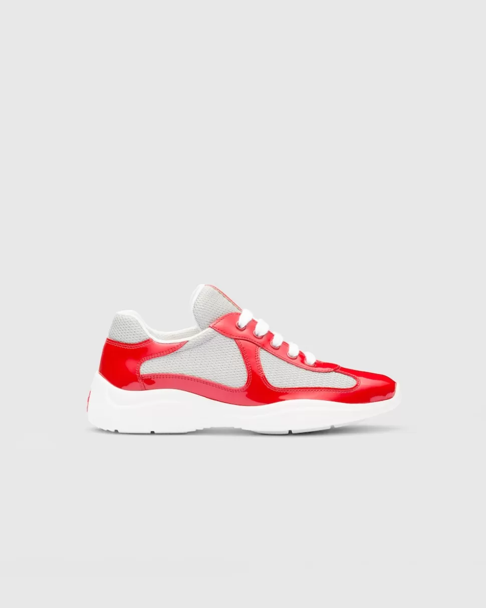 Prada Zapatillas De Tejido Biker America's Cup^Mujer ZAPATILLAS DEPORTIVAS