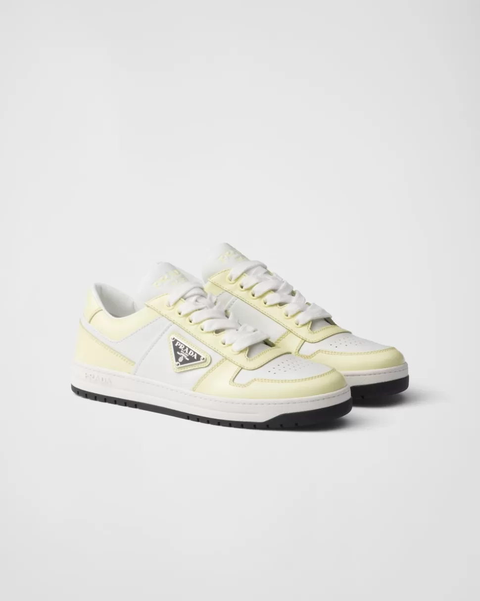 Prada Zapatillas Downtown De Piel^Mujer ZAPATILLAS DEPORTIVAS