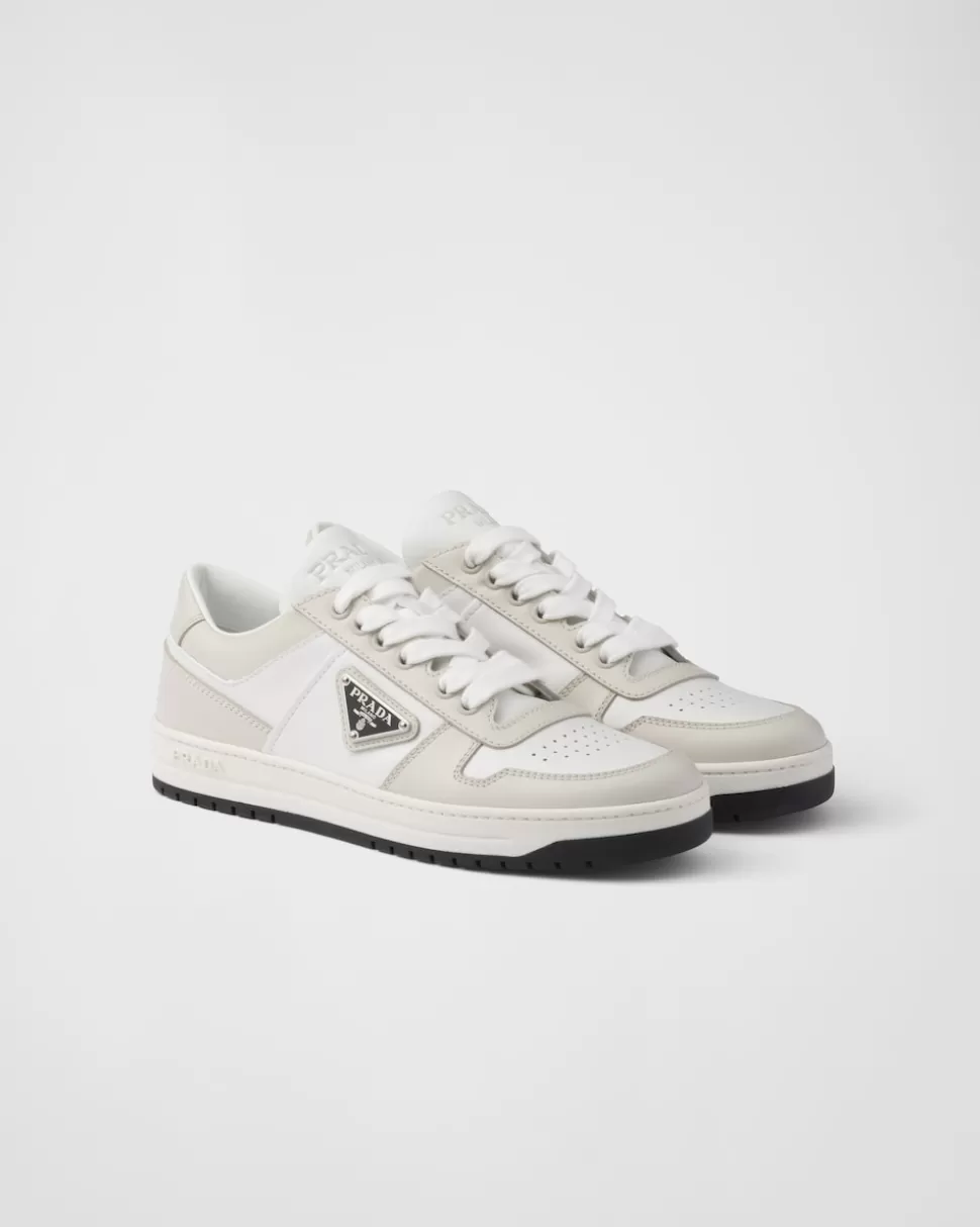 Prada Zapatillas Downtown De Piel^Mujer ZAPATILLAS DEPORTIVAS
