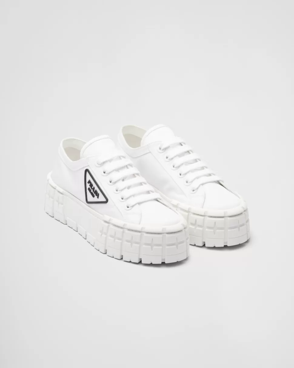Prada Zapatillas En Gabardina Double Wheel De Re-nylon^Mujer COLECCIÓN FEMENINA | ZAPATILLAS DEPORTIVAS