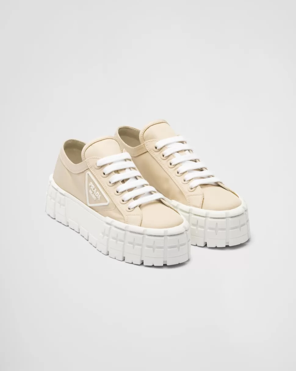 Prada Zapatillas En Gabardina Double Wheel De Re-nylon^Mujer COLECCIÓN FEMENINA | ZAPATILLAS DEPORTIVAS