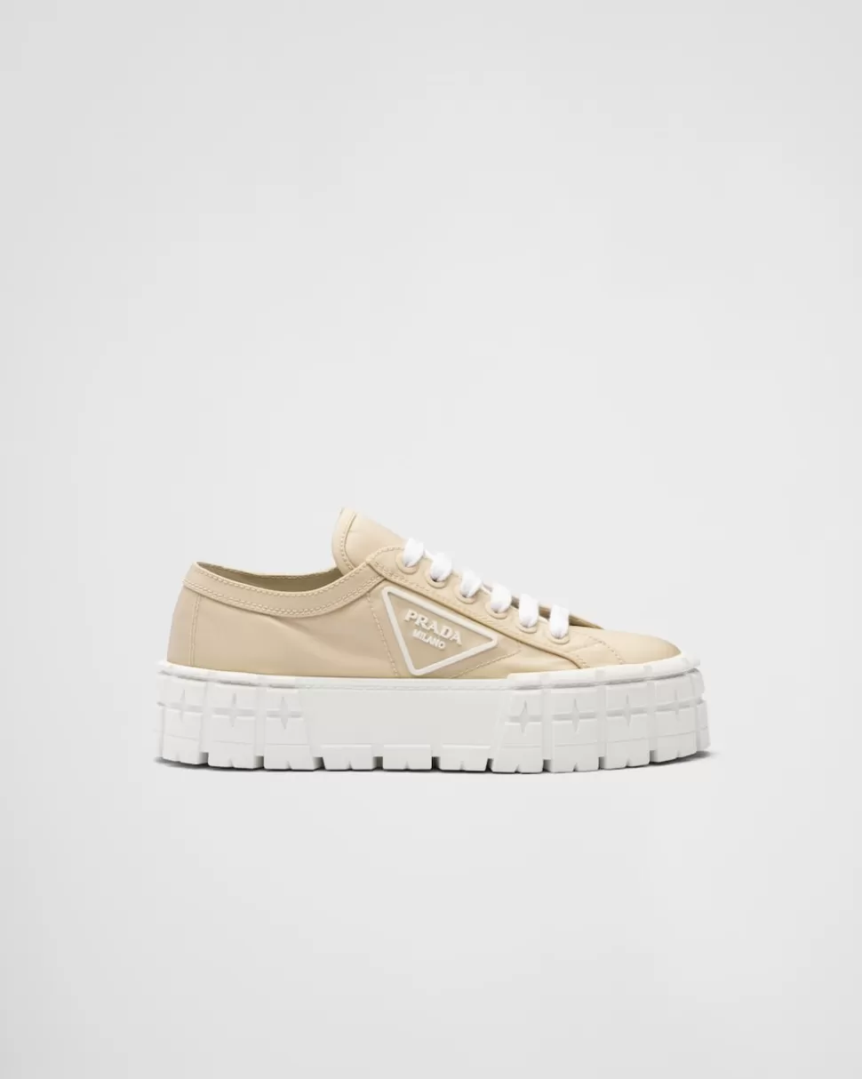 Prada Zapatillas En Gabardina Double Wheel De Re-nylon^Mujer COLECCIÓN FEMENINA | ZAPATILLAS DEPORTIVAS