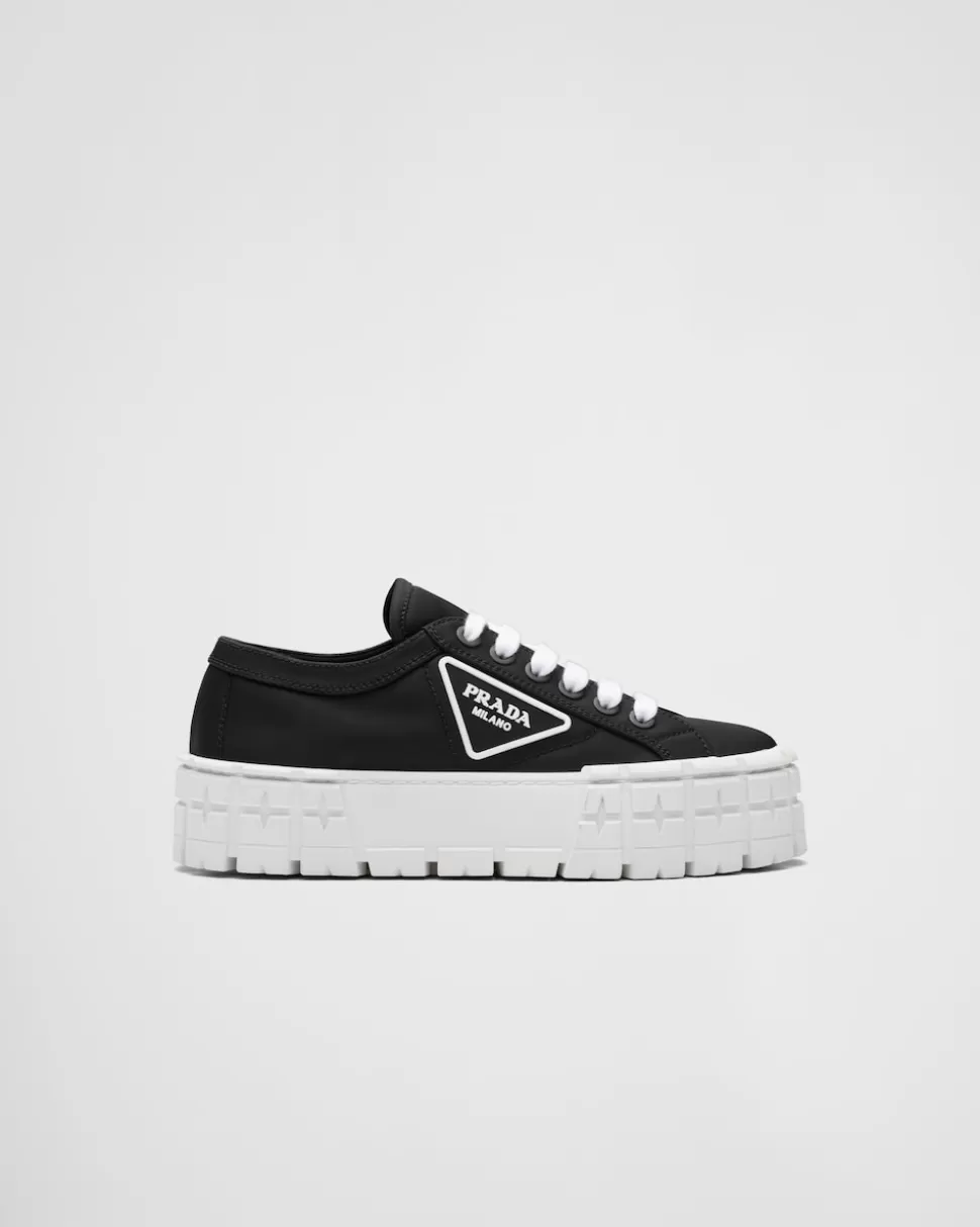 Prada Zapatillas En Gabardina Double Wheel De Re-nylon^Mujer COLECCIÓN FEMENINA | ZAPATILLAS DEPORTIVAS